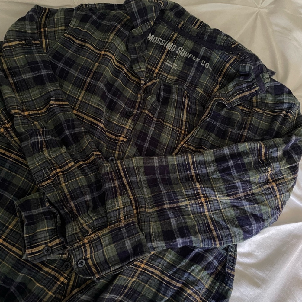 🩷Green Plaid Flannel